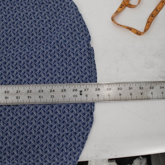 untuckit shirt Mens medium silineo short sleeve slim fit linen wave print casual - Picture 9 of 11